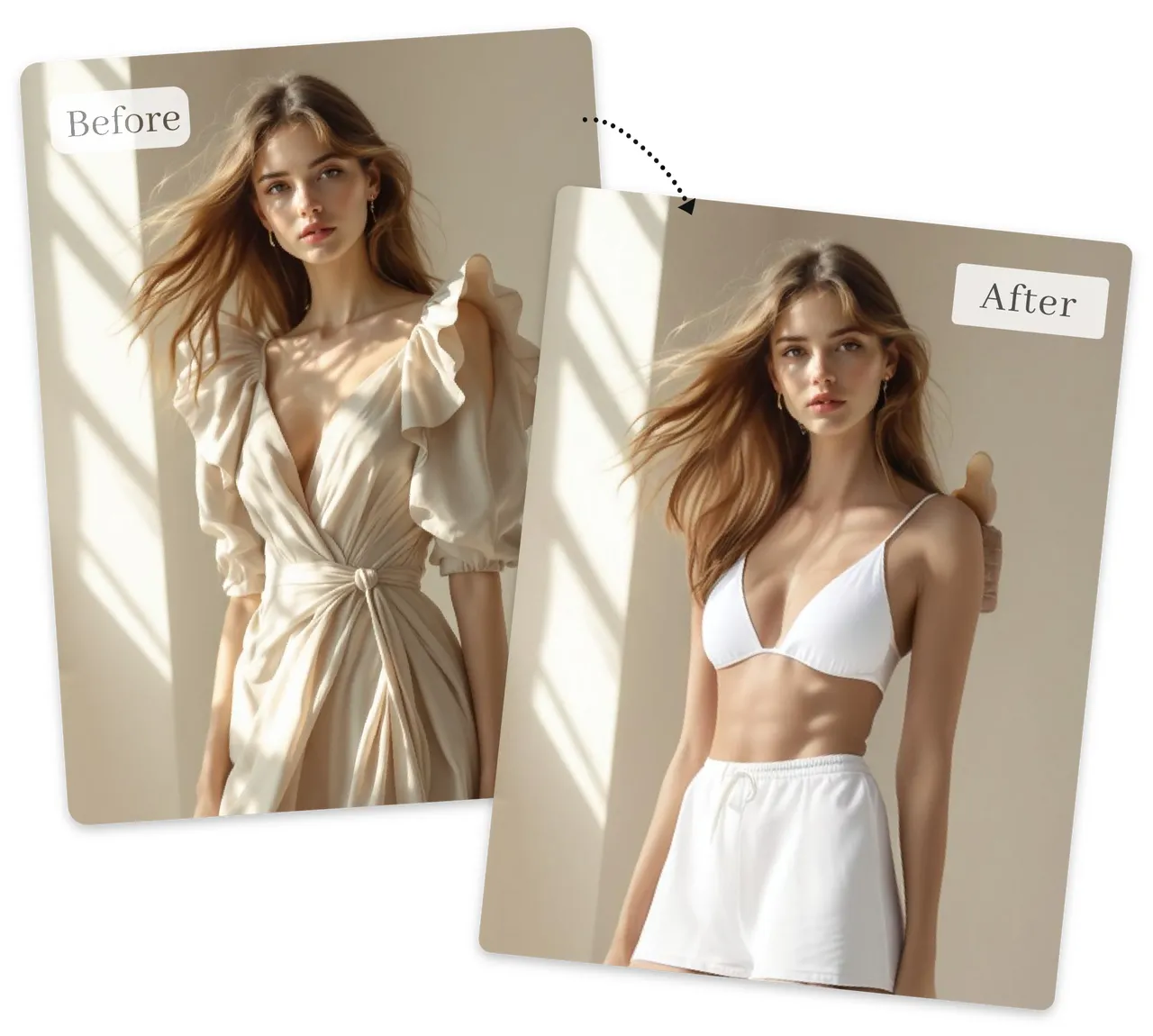 Virtual Clothes Changer for Social Media Content
