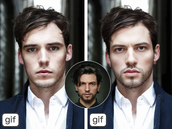 natural and flawless gif face swap effects